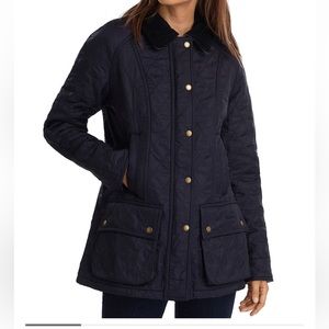 Navy Beadnell quilted Barbour jacket
